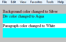 CSS div background color
